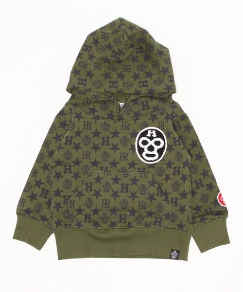 HEAD ROCK（ヘッドロック）の「フーデッドトレーナー（パーカー・キッズ・ブラック/ネイビー/グレー/カーキ/ブラック系その他/ブルー系その他/グレー系その他/グリーン系その他・100/110/120/130/140/150）」の14枚目の写真