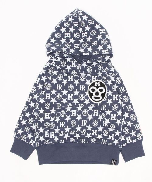 HEAD ROCK（ヘッドロック）の「フーデッドトレーナー（パーカー・キッズ・ブラック/ネイビー/グレー/カーキ/ブラック系その他/ブルー系その他/グレー系その他/グリーン系その他・100/110/120/130/140/150）」の15枚目の写真