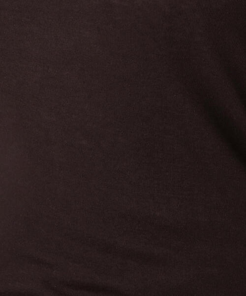 EDITION(エディション)の「120/2 HIGHTWIST RIB コットン リブタートルネックプルオーバー(Tシャツ/カットソー・レディース・ダークブラウン/ブラック/ホワイト・FREE)」の10枚目の写真