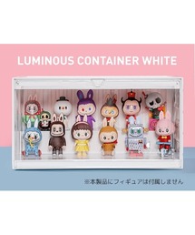 POPMART ルミナスコンテナボックス ホワイト POP MART Luminous Display Container (White&Yellow&Pink