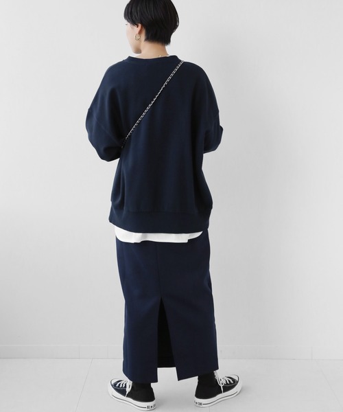 JOURNAL STANDARD relume(ジャーナルスタンダード レリューム)の「XINダンボールタイトスカート◆(スカート・レディース・グレー系その他/ネイビー・36/38)」の15枚目の写真