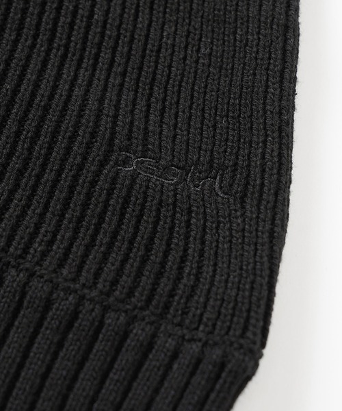 X-girl（エックスガール）の「CONTRAST KNIT TOP（ニット/セーター・レディース・ホワイト/ブラック・ONE SIZE）」の13枚目の写真