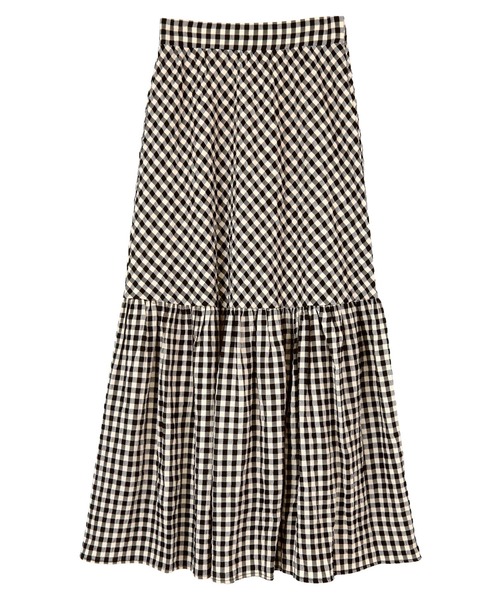 titivate（ティティベイト）の「ﾃｨｱｰﾄﾞｷﾞｬｻﾞｰﾏｷｼｽｶｰﾄ（スカート・レディース・ブラック/イエロー/ライトグリーン・M/S/L）」の21枚目の写真