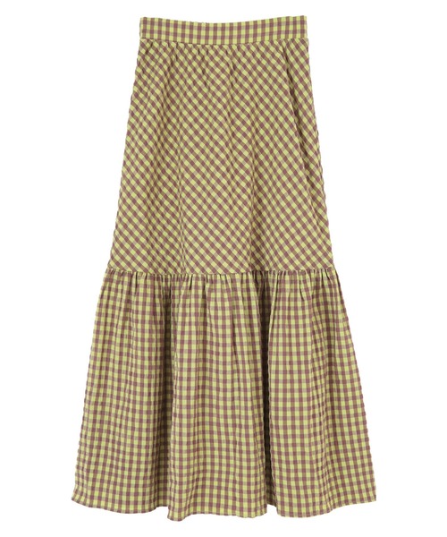 titivate（ティティベイト）の「ﾃｨｱｰﾄﾞｷﾞｬｻﾞｰﾏｷｼｽｶｰﾄ（スカート・レディース・ブラック/イエロー/ライトグリーン・M/S/L）」の15枚目の写真