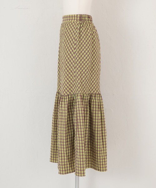 titivate（ティティベイト）の「ﾃｨｱｰﾄﾞｷﾞｬｻﾞｰﾏｷｼｽｶｰﾄ（スカート・レディース・ブラック/イエロー/ライトグリーン・M/S/L）」の22枚目の写真