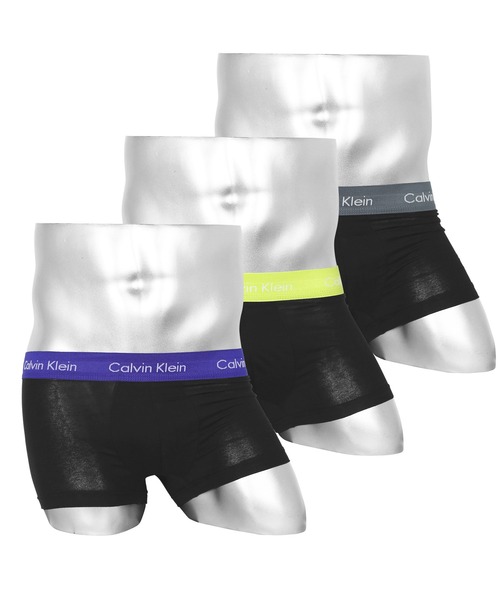 Calvin Klein Underwear（カルバンクラインアンダーウェア）の「3枚セット Calvin Klein Underwear カルバン クライン ローライズ ボクサーパンツ アンダーウェア 下着 3枚組 パック コットンストレッチ（ボクサーパンツ・メンズ・ブラック/ブラック系その他4/ブルー系その他3/ブルー系その他/ブラック系その他3/ブラック系その他5/ブラック系その他2/ホワイト/ブルー系その他2/ブラック系その他6/パープル/ブラック系その他7/グレー/ブラック系/その他/ブラック系2/ブラック系1/その他1/ブルー系その他4/その他2/ブラック系3/その他3/ブラック系4/ブラック系5/その他4/その他5/ブラック系6/その他6/ネイビー系/その他8/その他9/ブルー系その他5/その他11/その他10/ホワイト系その他/グレー系その他/その他15/その他17/その他16・MEDIUM/SMALL/X-LARGE/LARGE）」の6枚目の写真