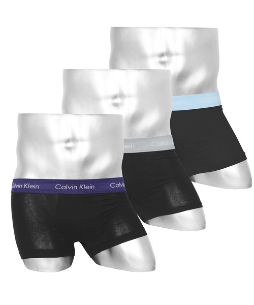 Calvin Klein Underwear（カルバンクラインアンダーウェア）の「3枚セット Calvin Klein Underwear カルバン クライン ローライズ ボクサーパンツ アンダーウェア 下着 3枚組 パック コットンストレッチ（ボクサーパンツ・メンズ・ブラック/ブラック系その他4/ブルー系その他3/ブルー系その他/ブラック系その他3/ブラック系その他5/ブラック系その他2/ホワイト/ブルー系その他2/ブラック系その他6/パープル/ブラック系その他7/グレー/ブラック系/その他/ブラック系2/ブラック系1/その他1/ブルー系その他4/その他2/ブラック系3/その他3/ブラック系4/ブラック系5/その他4/その他5/ブラック系6/その他6/ネイビー系/その他8/その他9/ブルー系その他5/その他11/その他10/ホワイト系その他/グレー系その他/その他15/その他17/その他16・MEDIUM/SMALL/X-LARGE/LARGE）」の8枚目の写真