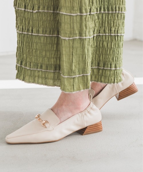 EVOL by Cream（イーボルバイクリーム）の「ZOZOTOWN限定【EVOL】EVOL by Cream ビットローファー AS30462（ローファー・レディース・ブラック/ベージュ/アイボリー・23.0cm/23.5cm/25.0cm/22.5cm/24.5cm/24.0cm）」の2枚目の写真