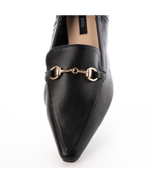 EVOL by Cream（イーボルバイクリーム）の「ZOZOTOWN限定【EVOL】EVOL by Cream ビットローファー AS30462（ローファー・レディース・ブラック/ベージュ/アイボリー・23.0cm/23.5cm/25.0cm/22.5cm/24.5cm/24.0cm）」の8枚目の写真