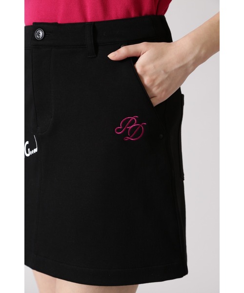 新品【PINKY&DIANNE】ピンキー＆ダイアン　ゴルフ　ロゴ刺繍スカート　Ｍ 新品【PINKY&DIANNE】ピンキー＆ダイアン ゴルフ ロゴ刺繍