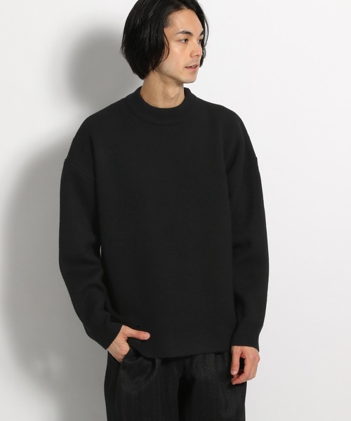 niko and...（ニコアンド）の「Wジャカードモックネックニットプルオーバー（ニット/セーター・メンズ・アイボリー/オレンジ/グリーン/ブラック・SMALL/MEDIUM/LARGE）」の12枚目の写真