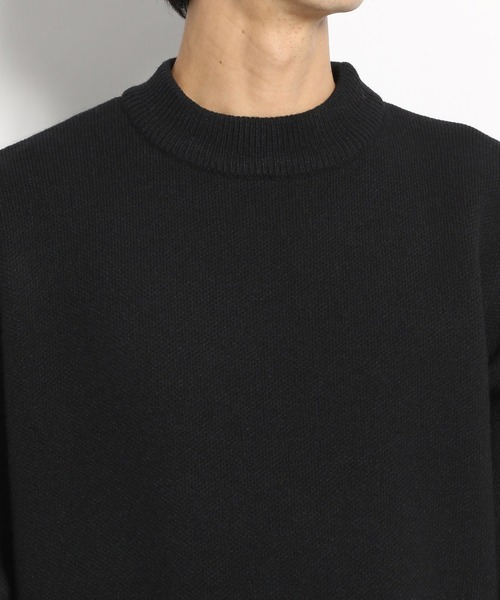 niko and...（ニコアンド）の「Wジャカードモックネックニットプルオーバー（ニット/セーター・メンズ・アイボリー/オレンジ/グリーン/ブラック・SMALL/MEDIUM/LARGE）」の19枚目の写真