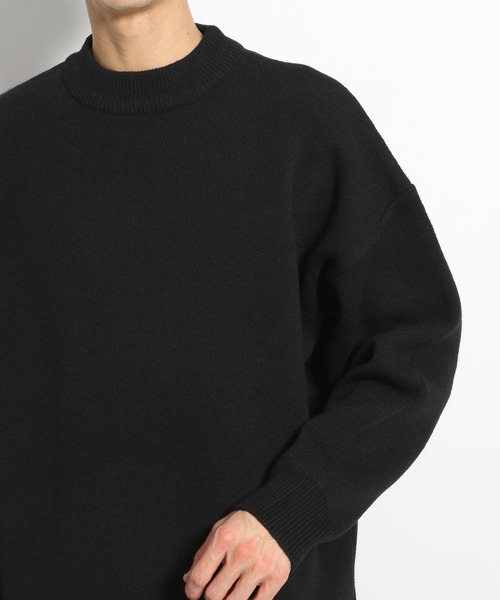 niko and...（ニコアンド）の「Wジャカードモックネックニットプルオーバー（ニット/セーター・メンズ・アイボリー/オレンジ/グリーン/ブラック・SMALL/MEDIUM/LARGE）」の20枚目の写真