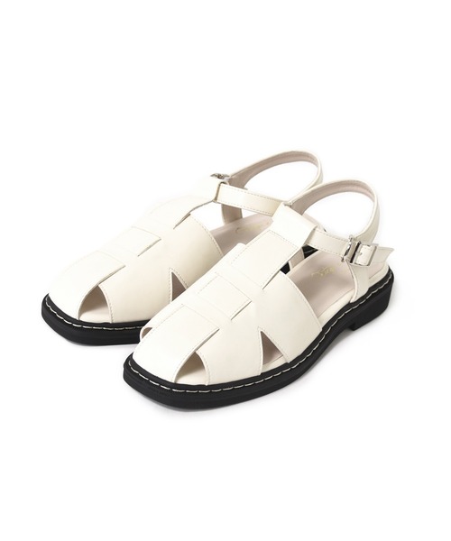 w closet（ダブルクローゼット）の「グルカサンダル（サンダル・レディース・ホワイト/ブラック/ブラウン・M/L）」の21枚目の写真