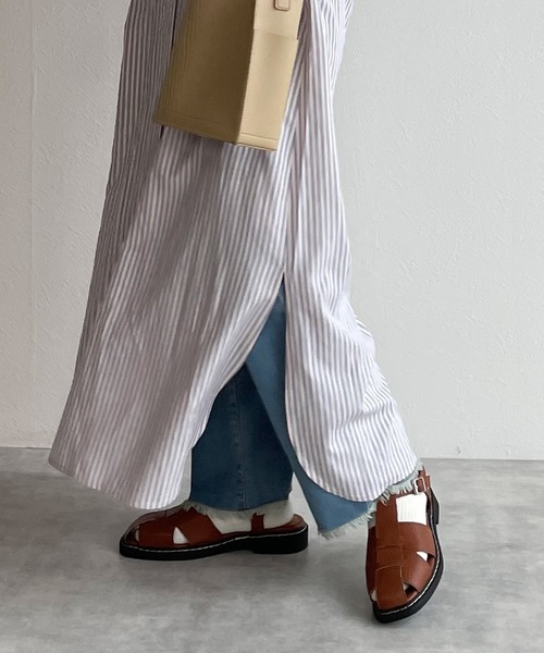 w closet（ダブルクローゼット）の「グルカサンダル（サンダル・レディース・ホワイト/ブラック/ブラウン・M/L）」の15枚目の写真