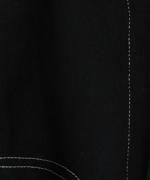 LOWRYS FARM（ローリーズファーム）の「コットンステッチカバーオール　263108（ノーカラージャケット・キッズ・ブラック/ブルー/アイボリー/レッド・110cm/120cm/130cm/140cm/150cm）」の12枚目の写真