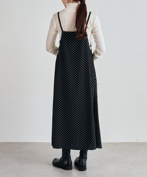 BEARDSLEY（ビアズリー）の「B刺繍ドットサロペットワンピース（ワンピース・レディース・ブラック・FREE）」の14枚目の写真