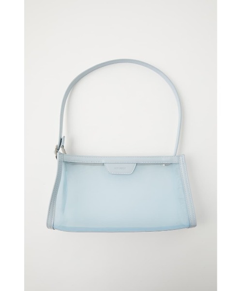 MOUSSY(マウジー)の「SHEER MESH HANDLE バッグ(ハンドバッグ・レディース・ライトブルー/ブラック/ベージュ・FREE)」の3枚目の写真