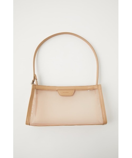 MOUSSY(マウジー)の「SHEER MESH HANDLE バッグ(ハンドバッグ・レディース・ライトブルー/ブラック/ベージュ・FREE)」の5枚目の写真