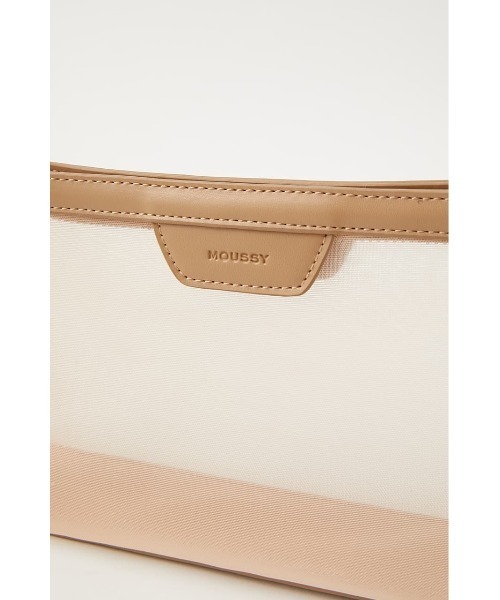 MOUSSY(マウジー)の「SHEER MESH HANDLE バッグ(ハンドバッグ・レディース・ライトブルー/ブラック/ベージュ・FREE)」の8枚目の写真