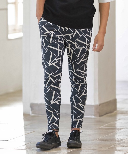 Magine(マージン)の「mp9730-PATTERNED GIMMICK PANTS パンツ(その他パンツ・メンズ・ホワイト×ブラック/ブラック×ホワイト/ブラック×イエロー・46/48/44)」の10枚目の写真