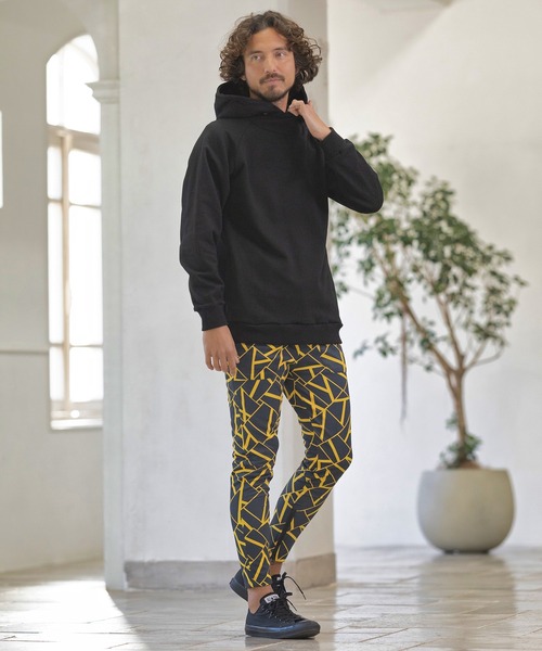 Magine(マージン)の「mp9730-PATTERNED GIMMICK PANTS パンツ(その他パンツ・メンズ・ホワイト×ブラック/ブラック×ホワイト/ブラック×イエロー・46/48/44)」の8枚目の写真