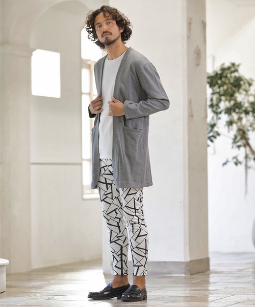 Magine(マージン)の「mp9730-PATTERNED GIMMICK PANTS パンツ(その他パンツ・メンズ・ホワイト×ブラック/ブラック×ホワイト/ブラック×イエロー・46/48/44)」の5枚目の写真