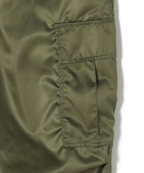新品未使用　regleam サテンカーゴパンツ　Sサイズ crewre online shop / マットサテンカーゴパンツ