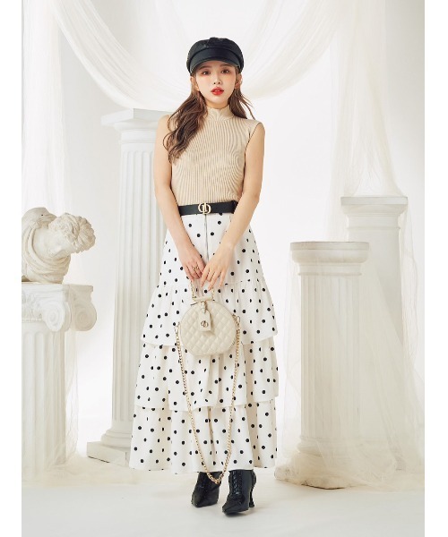 Darich（ダーリッチ）の「Dモチーフレザーベルト（ベルト・レディース・ブラック/ベージュ/アイボリー・FREE）」の8枚目の写真