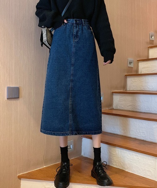 MANGROVE（マングローブ）の「ハイウエストデニムスカート（デニムスカート・レディース・ライトブルー/ブラック/インディゴブルー・MEDIUM/LARGE）」の16枚目の写真