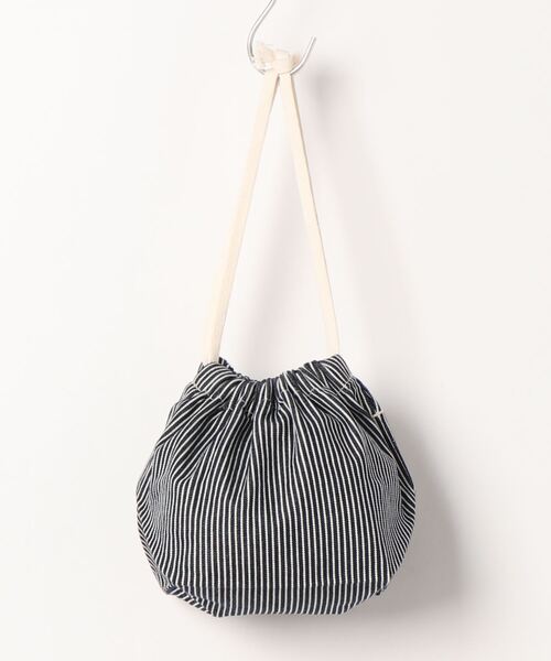 Lee(リー)の「【キッズ】ウォッシャブル巾着ランチバッグ / お弁当巾着(エコバッグ/サブバッグ・レディース・ストライプ/ワンウォッシュ・FREE)」の4枚目の写真