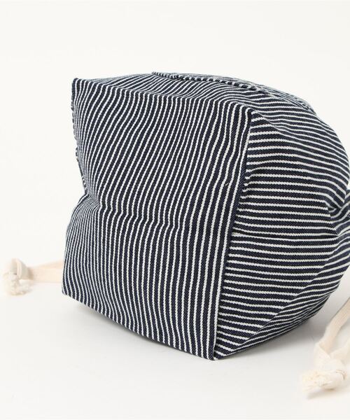 Lee(リー)の「【キッズ】ウォッシャブル巾着ランチバッグ / お弁当巾着(エコバッグ/サブバッグ・レディース・ストライプ/ワンウォッシュ・FREE)」の5枚目の写真