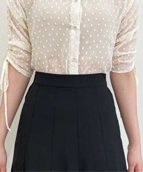 EPIMI E'PIMMY（エピミエピミー）の「ボックスプリーツロングスカート（スカート・レディース・ブラック/モカ・MEDIUM）」の11枚目の写真