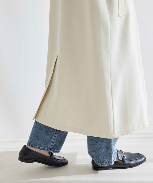 vis-`a-vis(ビサビ)の「【一部店舗限定】【2WAY】オーバーサイズスタンドカラー&ステンカラーコート(ステンカラーコート・レディース・キナリ/ベージュ/ライトグリーン・M/S)」の9枚目の写真