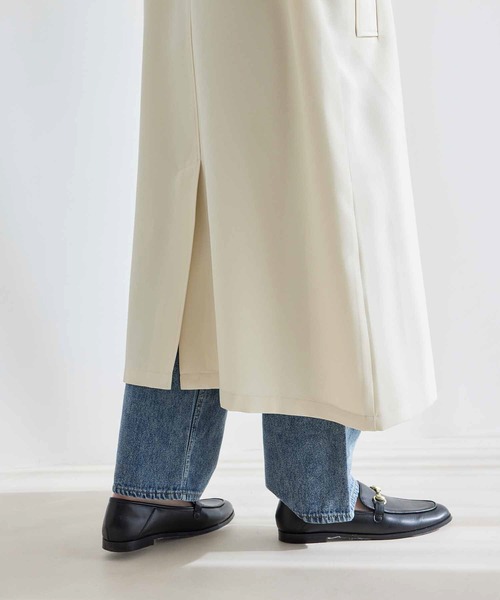 vis-`a-vis(ビサビ)の「【一部店舗限定】【2WAY】オーバーサイズスタンドカラー&ステンカラーコート(ステンカラーコート・レディース・キナリ/ベージュ/ライトグリーン・M/S)」の12枚目の写真