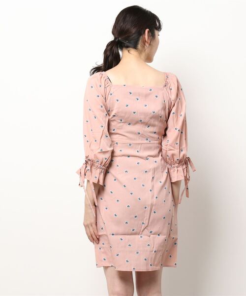 lissi Boutique(リージーブティック)の「【lissi Boutique】リボン付き花柄プリントワンピース(ワンピース・レディース・ピンク・FREE)」の21枚目の写真