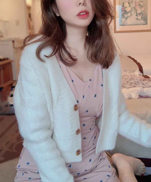 lissi Boutique(リージーブティック)の「【lissi Boutique】リボン付き花柄プリントワンピース(ワンピース・レディース・ピンク・FREE)」の3枚目の写真