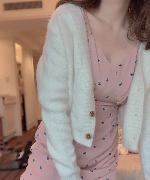 lissi Boutique(リージーブティック)の「【lissi Boutique】リボン付き花柄プリントワンピース(ワンピース・レディース・ピンク・FREE)」の6枚目の写真