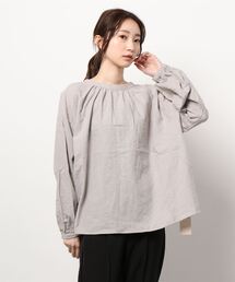 Samansa Mos2 | 前後着ボタン配色ブラウス(シャツ/ブラウス)