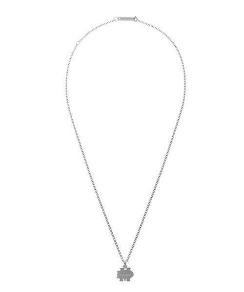 MAHAGRID(マハグリッド)の「『mahagrid/マハグリッド』TEAM LOGO NECKLACE/チームロゴ プラネットネックレス(ネックレス・メンズ・シルバー・FREE)」の4枚目の写真