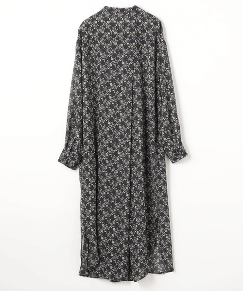 NICOLE white（ニコルホワイト）の「花柄シフォン スタンドワンピース（ワンピース・レディース・ブラック/グレー/オフホワイト・FREE）」の9枚目の写真