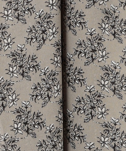 NICOLE white（ニコルホワイト）の「花柄シフォン スタンドワンピース（ワンピース・レディース・ブラック/グレー/オフホワイト・FREE）」の15枚目の写真