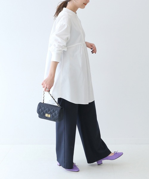 SLOBE IENA（スローブイエナ）の「《追加》【AULENTTI/オウレンティ】キルティングチェーンショルダーバッグ◆（ショルダーバッグ・レディース・ホワイト/ブラック/ネイビー・FREE）」の6枚目の写真