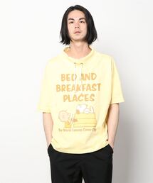 PEANUTS ｽﾇｰﾋﾟｰﾄﾞﾙﾏﾝｽｳｪｯﾄｽﾀﾝﾄﾞｶﾗｰTｼｬﾂ