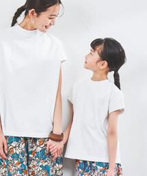 coen | 【coen キッズ/ジュニア】リピT・USAコットンハイネックTシャツ(Tシャツ/カットソー)