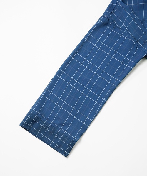 X-girl（エックスガール）の「WIDE SLEEVE PLAID SHIRT（シャツ/ブラウス・レディース・ブラック/ブルー・S/M）」の13枚目の写真