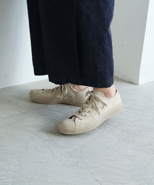 note et silence (ノートエシロンス)の「▲moon star LOW BASKET(スニーカー・レディース・チャコールグレー/ベージュ・23.0cm/24.0cm)」の12枚目の写真