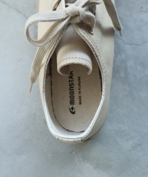 note et silence (ノートエシロンス)の「▲moon star LOW BASKET(スニーカー・レディース・チャコールグレー/ベージュ・23.0cm/24.0cm)」の22枚目の写真