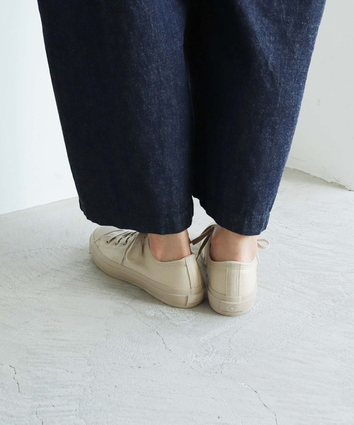 note et silence (ノートエシロンス)の「▲moon star LOW BASKET(スニーカー・レディース・チャコールグレー/ベージュ・23.0cm/24.0cm)」の17枚目の写真