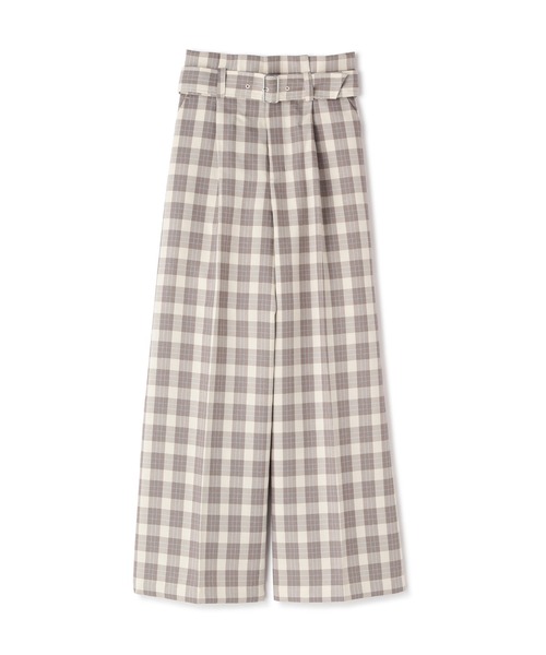 N.（N. Natural Beauty Basic）（エヌエヌナチュラルビューティーベーシック）の「《n.'look》◆スプリングチェックワイドパンツ（その他パンツ・レディース・ブラウン/イエロー/ライラック・MEDIUM）」の21枚目の写真